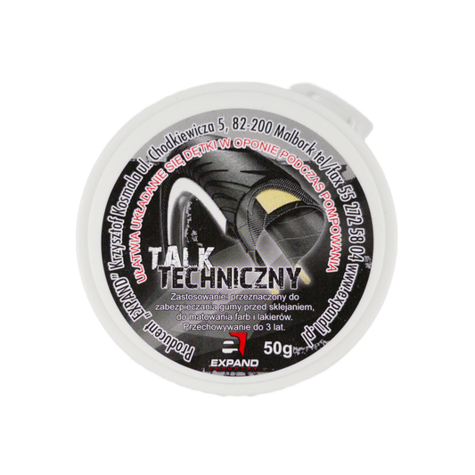 Talk techniczny Expand do dętek, opon wygodne pudełko 50g produkt Polski