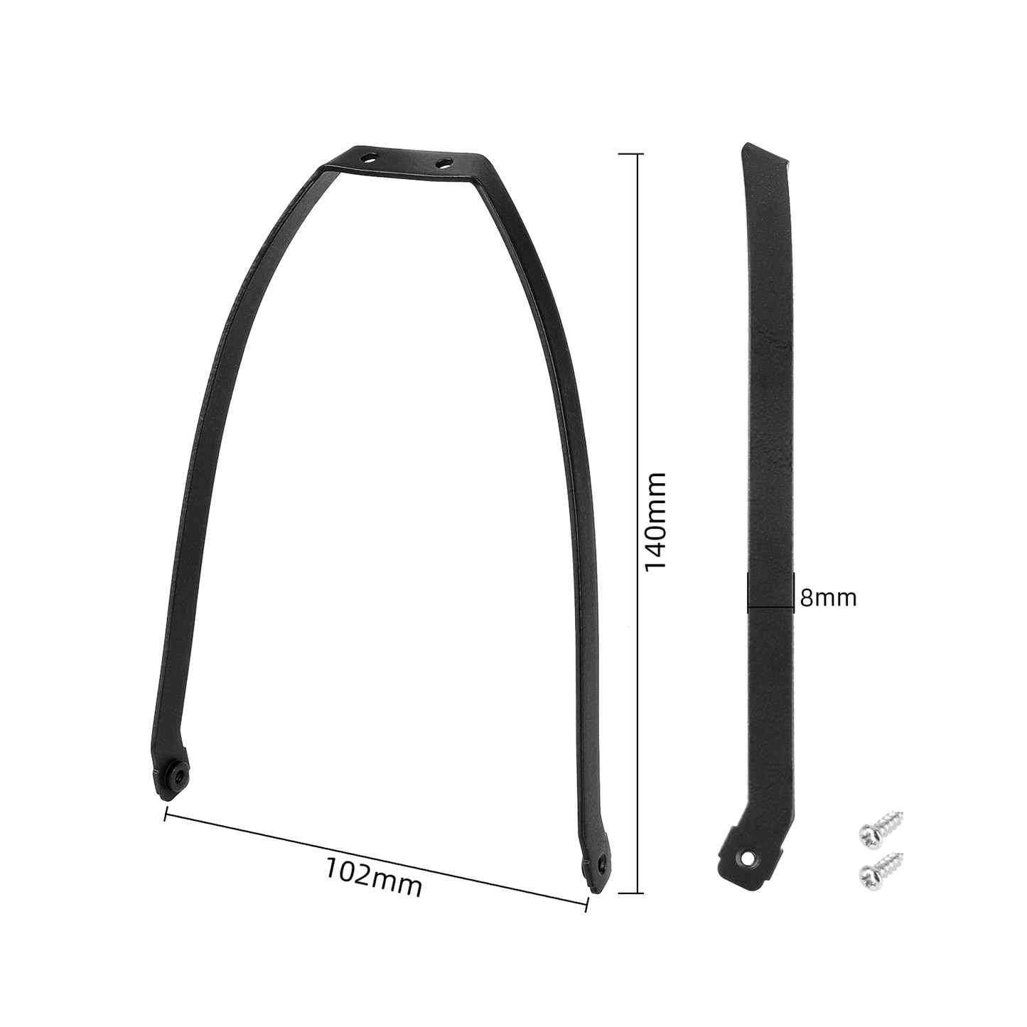 Metalowy uchwyt mocowanie i wzmocnienie tylnego błotnika do Xiaomi 4 Pro