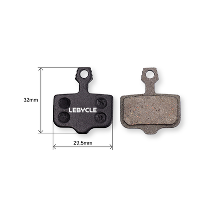 Klocki hamulcowe do Kaabo Mantis 8 | Hiley Tiger 10 | Techlife X7 Półmetal