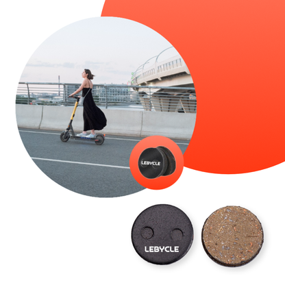 Klocki hamulcowe do hulajnogi Xiaomi M365 / XRider F10 / Motus 8.5 Półmetal
