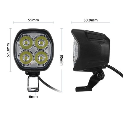 Lampa przednia do Kukirin G2 Pro, światło przód do hulajnogi Kugoo wer. DE