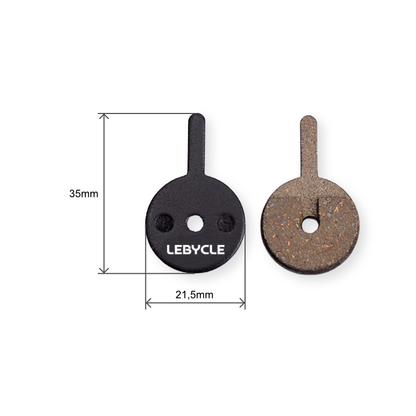 Klocki hamulcowe do Dualtron Eagle | Raptor (zacisk "Repute") - Półmetal