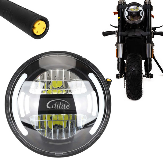 Duża lampa przednia do Kukirin G4 Max – oryginalny reflektor LED