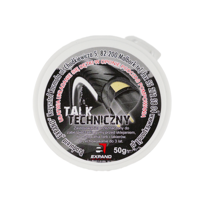Talk techniczny Expand do dętek, opon wygodne pudełko 50g produkt Polski