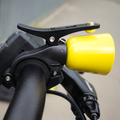 Głośny wygodny dzwonek do hulajnogi elektrycznej dzwonek rowerowy żółty