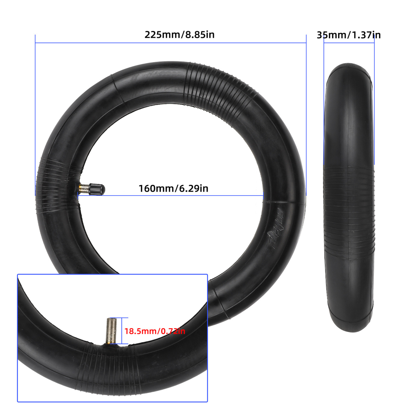 Gruba dętka do Xiaomi Electric Scooter 4 MOCNA guma Ulip 10x2 - 6.1