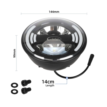 Duża lampa przednia do Kukirin G4 Max – oryginalny reflektor LED