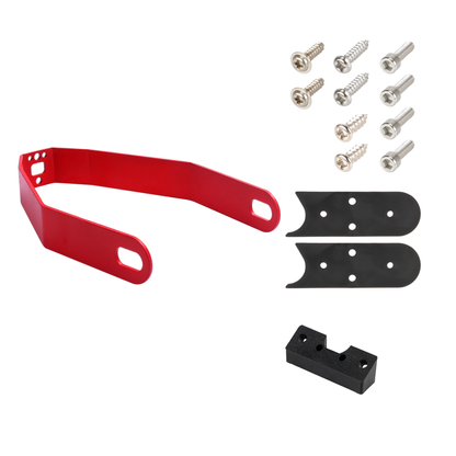 Stalowy, Czerwony wspornik błotnika do Xiaomi M365 / Pro, Motus Scooty 8.5