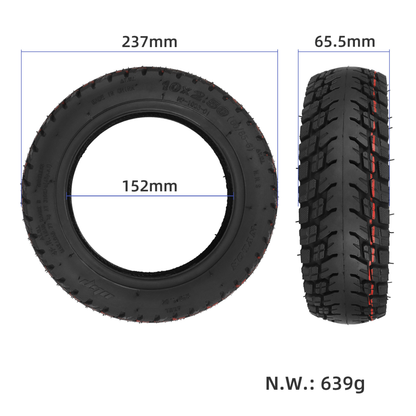 Opona 10x2.50 (60/85-6) do Techlife X8 X7 R5, Kaabo eco, Vsett Apex, ULIP