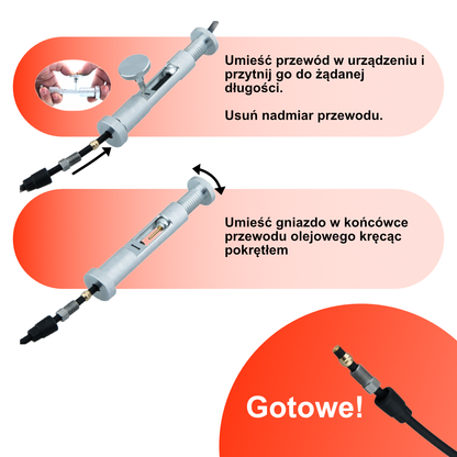 Gilotynka nabijak do końcówek prasa do przewodów hamulcowych hydraulicznych