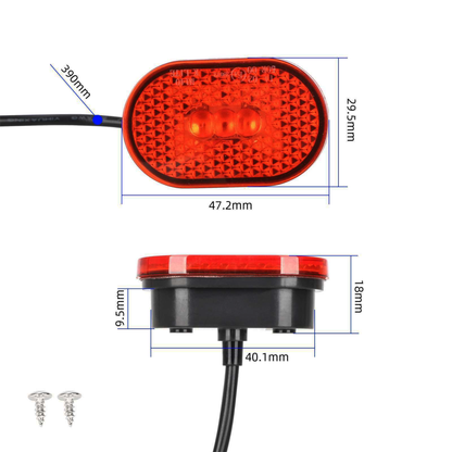 Lampa tylna do Xiaomi Pro 2 / 1S / Electric Scooter, Światło tylne LED